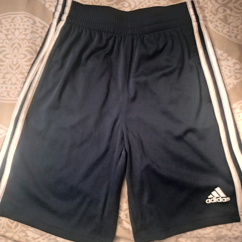 Adidas Navy Shorts And Black Soccer Shorts